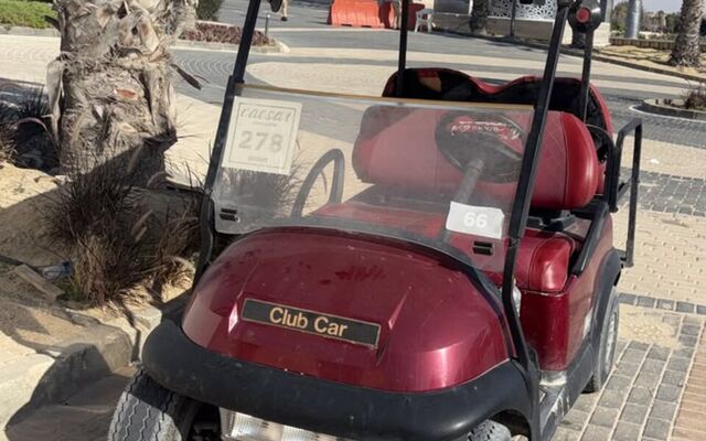 Baky golf cart, available to rent in Cairo and Sahel